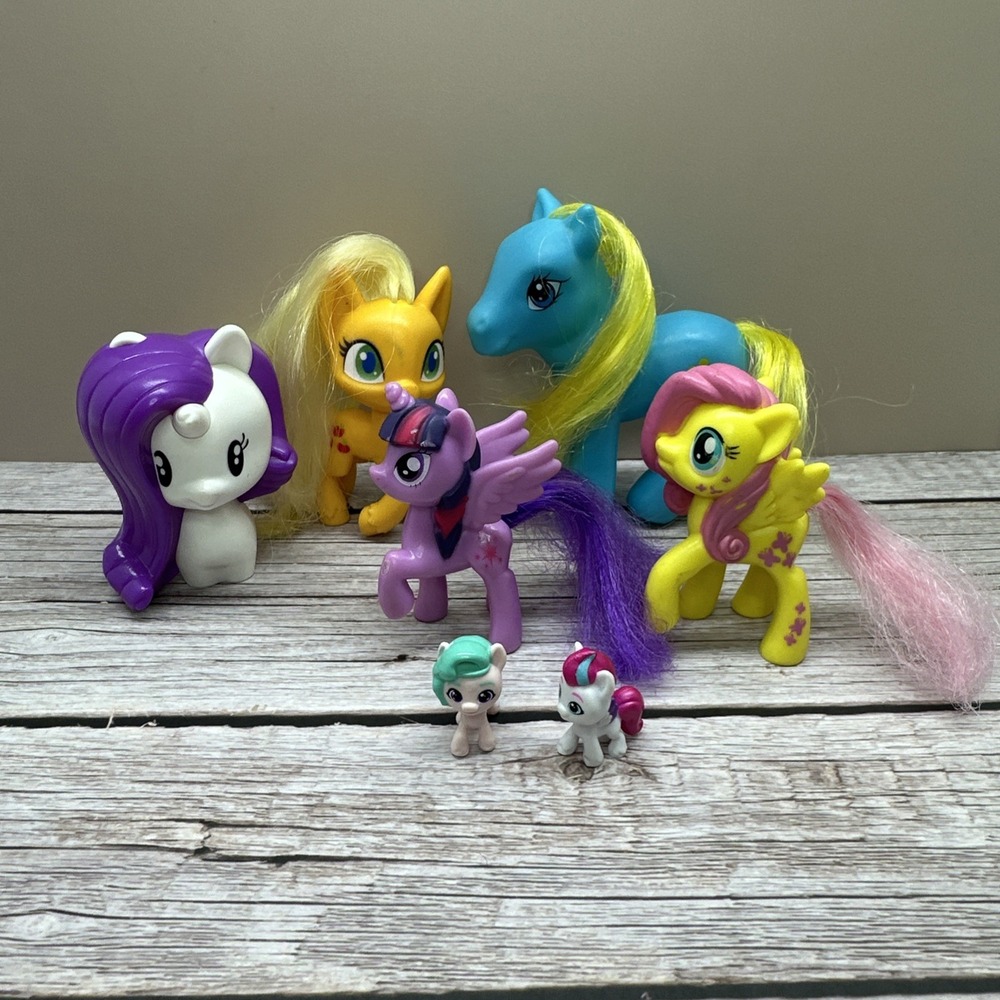 Hasbro My Little Pony Lot Of 7 Assorted Ponies